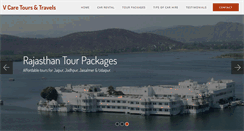 Desktop Screenshot of carhireinrajasthan.com
