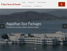 Tablet Screenshot of carhireinrajasthan.com